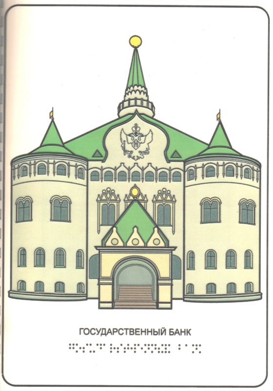 Иллюстрации к книге "Нижегородский государственный банк. Нашей памяти страницы". Фасад здания