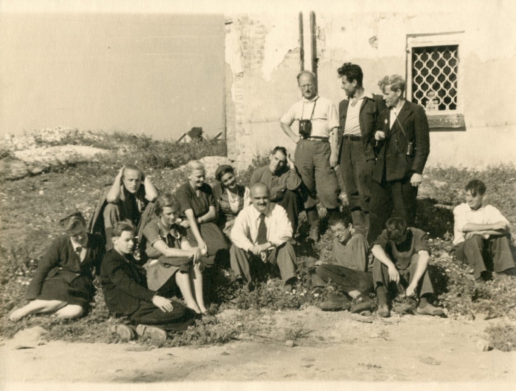 Арциховский А.В., археологическая Новгородская экспедиция, 1951 год.