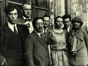 Москва, 1924 г. Слева - Б. Пастернак и В. Маяковский