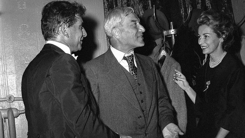Б. Пастернак на вручении Нобелевской премии