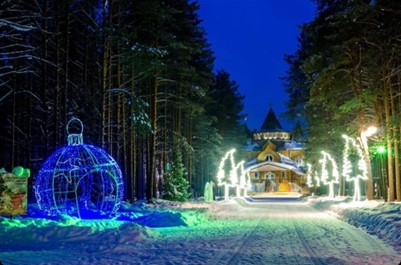 Дорога к терему Деда Мороза