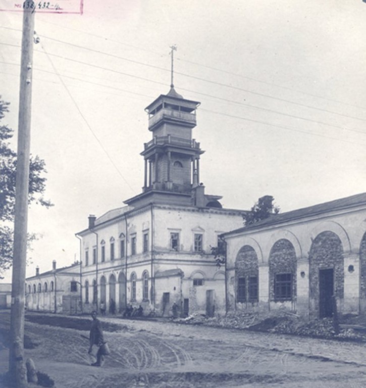 Пожарная каланча на улице Большой Печерской г. Нижний Новгород 1927 год.