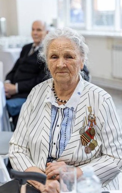 Ветеран Великой Отечественной войны, труженица тыла, Карпычева Лия Федоровна